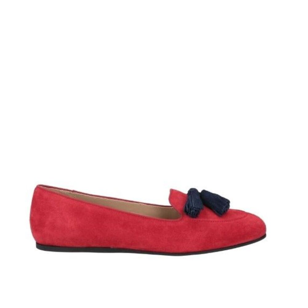 Charles Philip Men's Ronald Red Suede Loafers